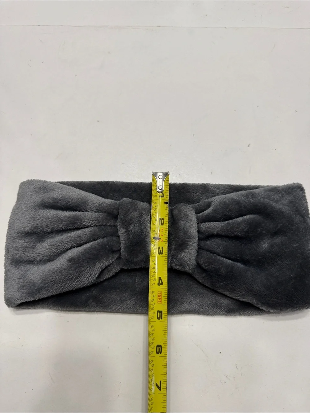 Cozy Faux Fur Twist Headband - Gray